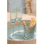 Plateau rond en roseau vert 50x50x7 cm