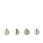 Boite de 40 boules de Noël en plastique marron D.5 cm Boite de 40 boules de Noël en plastique marron D.5 cm