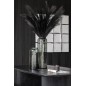 Vaso dritto in vetro grigio 19x19x40 cm Vaso dritto in vetro grigio 19x19x40 cm