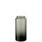 Vaso dritto in vetro grigio 19x19x40 cm Vaso dritto in vetro grigio 19x19x40 cm