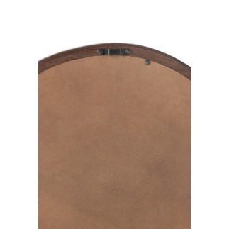 Specchio con cornice in legno marrone 59*2.5*56 cm