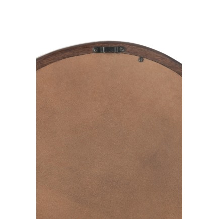 Espelho com moldura em madeira castanha 59x2,5x56 cm