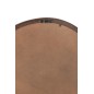 Espelho com moldura em madeira castanha 59x2,5x56 cm
