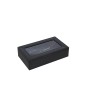 Caja de 6 accesorios para vino de madera negra 23x14x6 cm Caja de 6 accesorios para vino de madera negra 23x14x6 cm