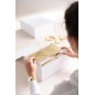 Coffret cadeau en Papier Blanc 28x20x12cm Coffret cadeau en Papier Blanc 28x20x12cm