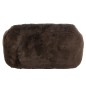 Sofa 2 personnes en textile marron 152x110x81 cm Sofa 2 personnes en textile marron 152x110x81 cm