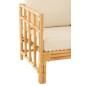 Poltrona con cuscino in rattan bianco naturale 67x73x64 cm Poltrona con cuscino in rattan bianco naturale 67x73x64 cm