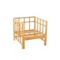Fauteuil avec coussin en rotin naturel blanc 67x73x64 cm Fauteuil avec coussin en rotin naturel blanc 67x73x64 cm
