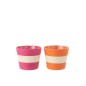 Macetero cuerda rosa y naranja 15x15x13 cm Macetero cuerda rosa y naranja 15x15x13 cm