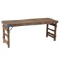 Consola de madera marrón 152x58x70,5cm Consola de madera marrón 152x58x70,5cm