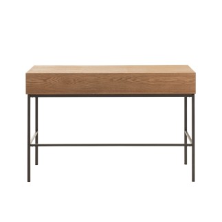 Console avec 3 tiroirs en bois naturel 120x41x78 cm