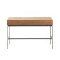 Console avec 3 tiroirs en bois naturel 120x41x78 cm