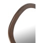 Miroir avec cadre en bois marron 40x2.5x39 cm