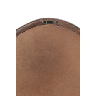 Miroir avec cadre en bois marron 40x2.5x39 cm