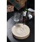 Rondelle de paulownia en bois naturel 25x25x3.5 cm Rondelle de paulownia en bois naturel 25x25x3.5 cm