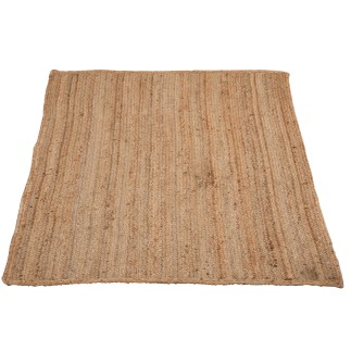 Tapete retangular em juta natural 120 x 180 cm