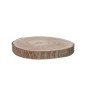Rondelle de paulownia en bois naturel 25x25x3.5 cm Rondelle de paulownia en bois naturel 25x25x3.5 cm