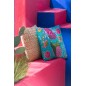 Coussin carré en textile naturel 45x45x10 cm Coussin carré en textile naturel 45x45x10 cm
