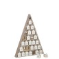 Calendrier de l'Avent arbre en contreplaqué blanc 32x5.5x45 cm Calendrier de l'Avent arbre en contreplaqué blanc 32x5.5x45 cm