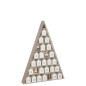 Calendrier de l'Avent arbre en contreplaqué blanc 32x5.5x45 cm Calendrier de l'Avent arbre en contreplaqué blanc 32x5.5x45 cm