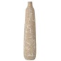 Vase en céramique beige 15.5x15.5x69.5 cm Vase en céramique beige 15.5x15.5x69.5 cm