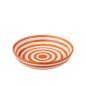 Plato de cerámica naranja 25 x 25 x 6 cm Plato de cerámica naranja 25 x 25 x 6 cm
