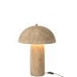 Lampe de table en papier mâché beige 36.5x36.5x50 cm Lampe de table en papier mâché beige 36.5x36.5x50 cm