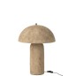 Lampe de table en papier mâché beige 36.5x36.5x50 cm Lampe de table en papier mâché beige 36.5x36.5x50 cm