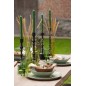 Boite de 6 bougies 13H en Paraffine vert 7x4.5x24 cm Boite de 6 bougies 13H en Paraffine vert 7x4.5x24 cm