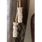 Suspension de coquillages avec cordes en textile naturel 66x18x3 cm Suspension de coquillages avec cordes en textile naturel 66x18x3 cm