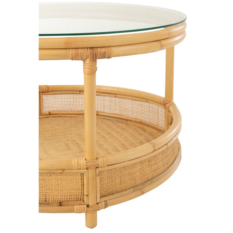 Table basse en bois naturel 70x70x47 cm Table basse en bois naturel 70x70x47 cm