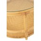 Table basse en bois naturel 70x70x47 cm Table basse en bois naturel 70x70x47 cm