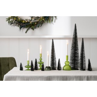 Árbol de Navidad artificial de plástico verde 10*10*39 cm