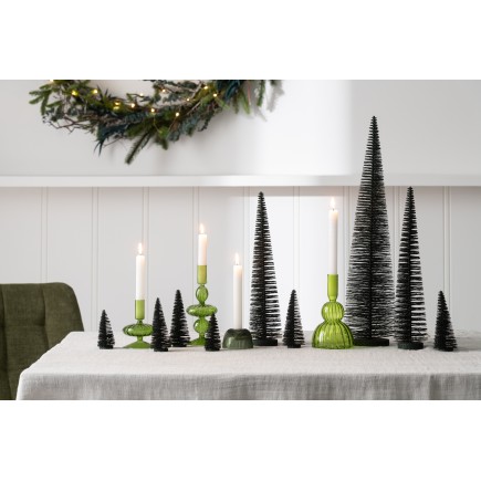 Albero di Natale artificiale in plastica verde 10*10*39 cm