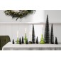 Árbol de Navidad artificial de plástico verde 10*10*39 cm