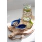 Carafe avec filet rotin en verre transparent 11x9x20 cm Carafe avec filet rotin en verre transparent 11x9x20 cm