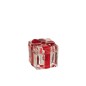 Boite cadeau en verre rouge 5.7x5.7x5.5 cm Boite cadeau en verre rouge 5.7x5.7x5.5 cm
