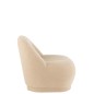 Puf de Tela Beige 78x88x72cm Puf de Tela Beige 78x88x72cm