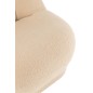 Puf de Tela Beige 78x88x72cm Puf de Tela Beige 78x88x72cm