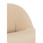 Puf de Tela Beige 78x88x72cm Puf de Tela Beige 78x88x72cm