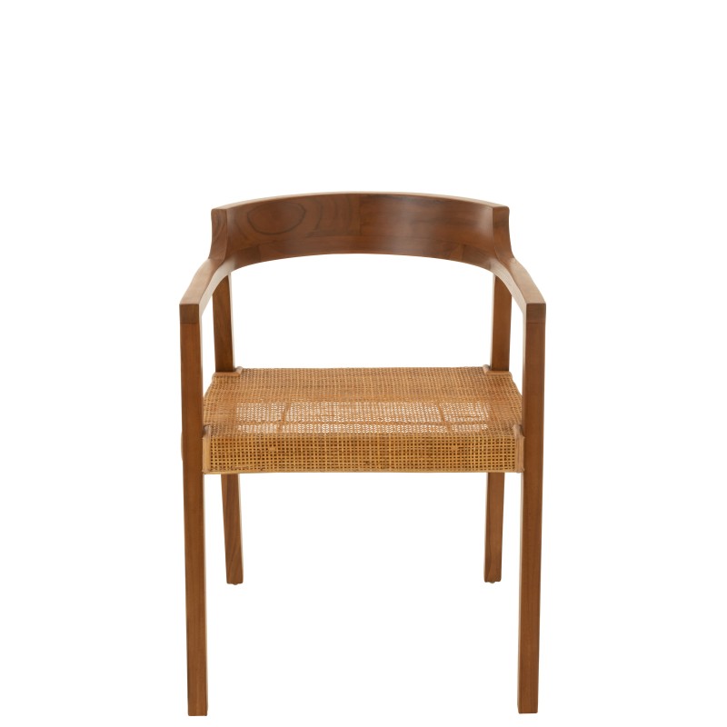 Sedia con braccioli in legno marrone 55x55x71 cm
Sedia con braccioli in legno marrone 55x55x71 cm