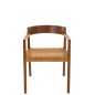 Sedia con braccioli in legno marrone 55x55x71 cm
Sedia con braccioli in legno marrone 55x55x71 cm