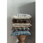 Cuscino quadrato in poliestere blu 45x45x12 cm Cuscino quadrato in poliestere blu 45x45x12 cm