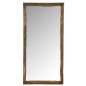 Miroir mural rectangulaire en bois marron 176x90x8 cm Miroir mural rectangulaire en bois marron 176x90x8 cm