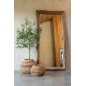 Miroir mural rectangulaire en bois marron 176x90x8 cm Miroir mural rectangulaire en bois marron 176x90x8 cm