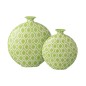 Vaso de porcelana verde 40x17x43 cm Vaso de porcelana verde 40x17x43 cm