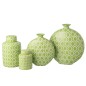 Vaso in porcellana verde 40x17x43 cm Vaso in porcellana verde 40x17x43 cm