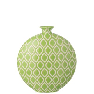 Vaso in porcellana verde 40x17x43 cm