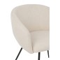 Cadeira em metal branco 60x61x75 cm