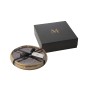 Bougie M-Chic doré 29x29x6 cm Bougie M-Chic doré 29x29x6 cm